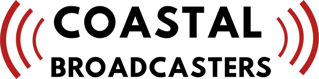 Black silhouette of three stacked human figures, each holding a newspaper, against a red background on both sides.