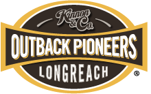 Outback Pioneers Longreach logo with 